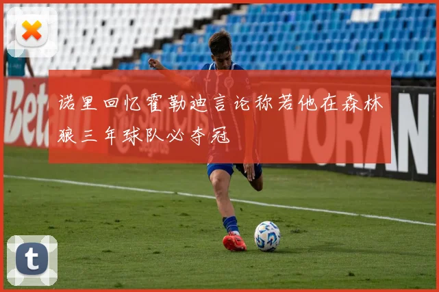 诺里回忆霍勒迪言论称若他在森林狼三年球队必夺冠